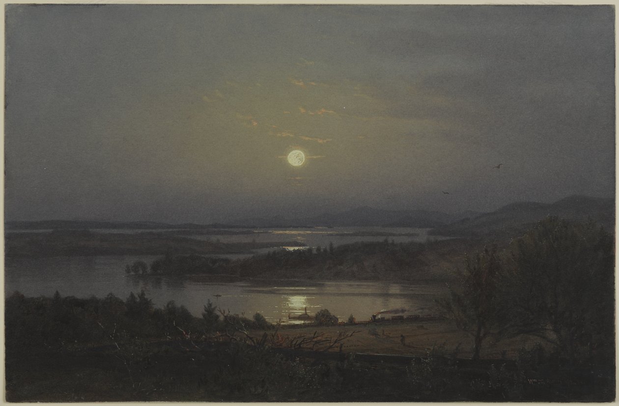 Lago Winnipesaukee, 1874 de William Trost Richards