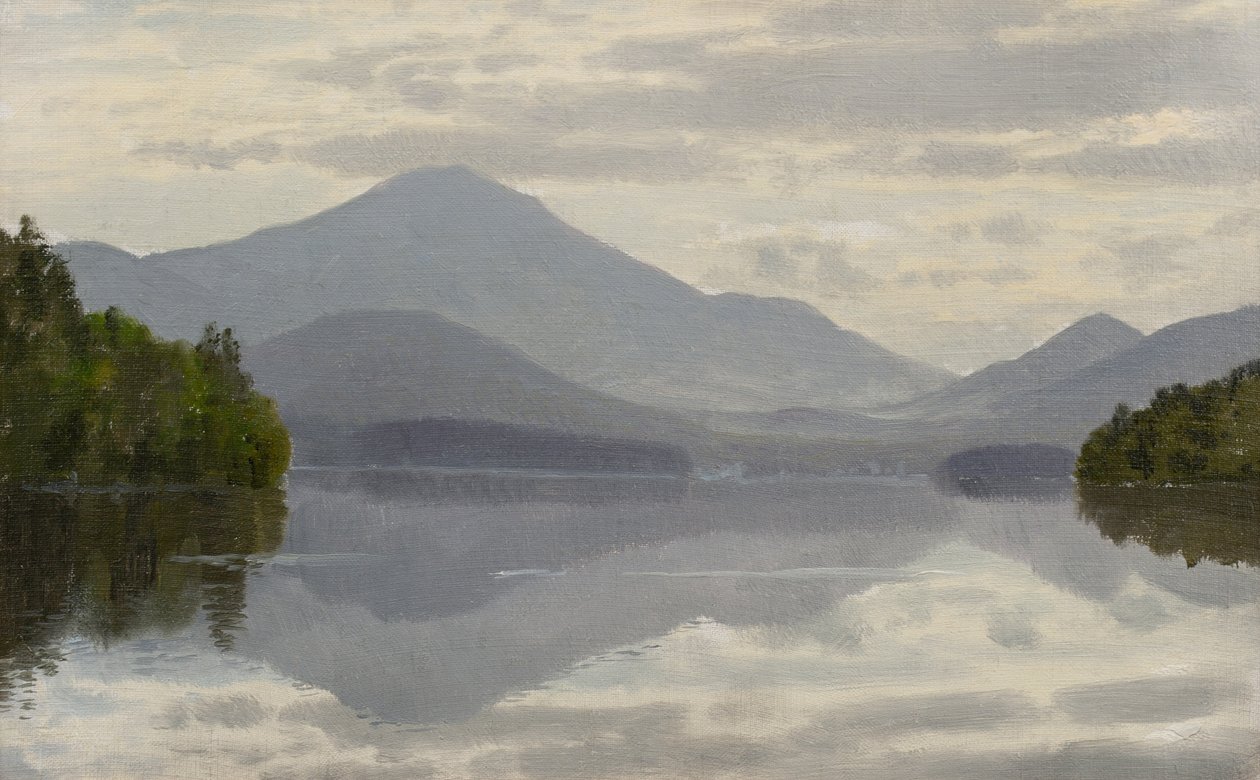 Montaña Whiteface, Lago Placid de William Trost Richards