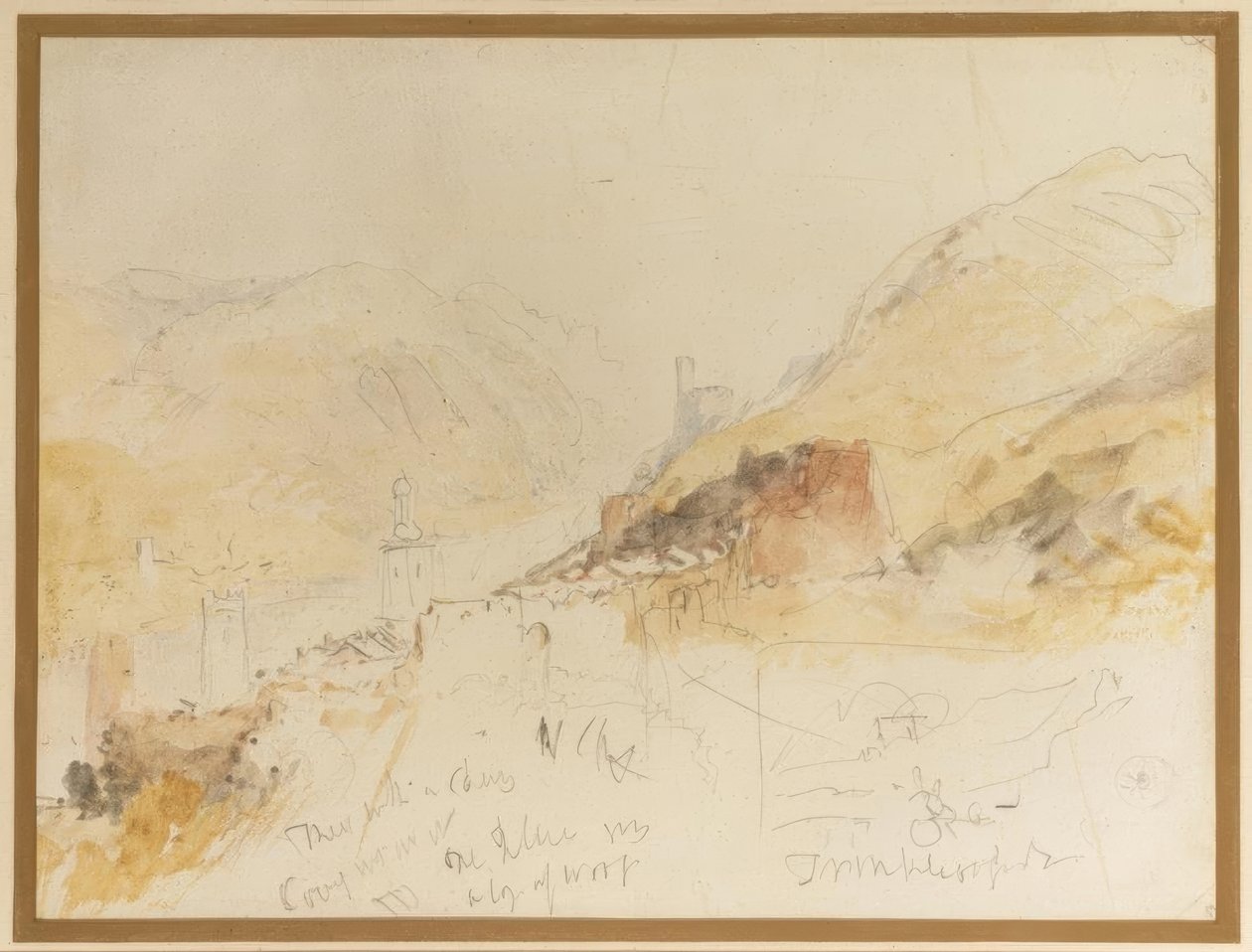 Rudesheim en el Rin de Joseph Mallord William Turner