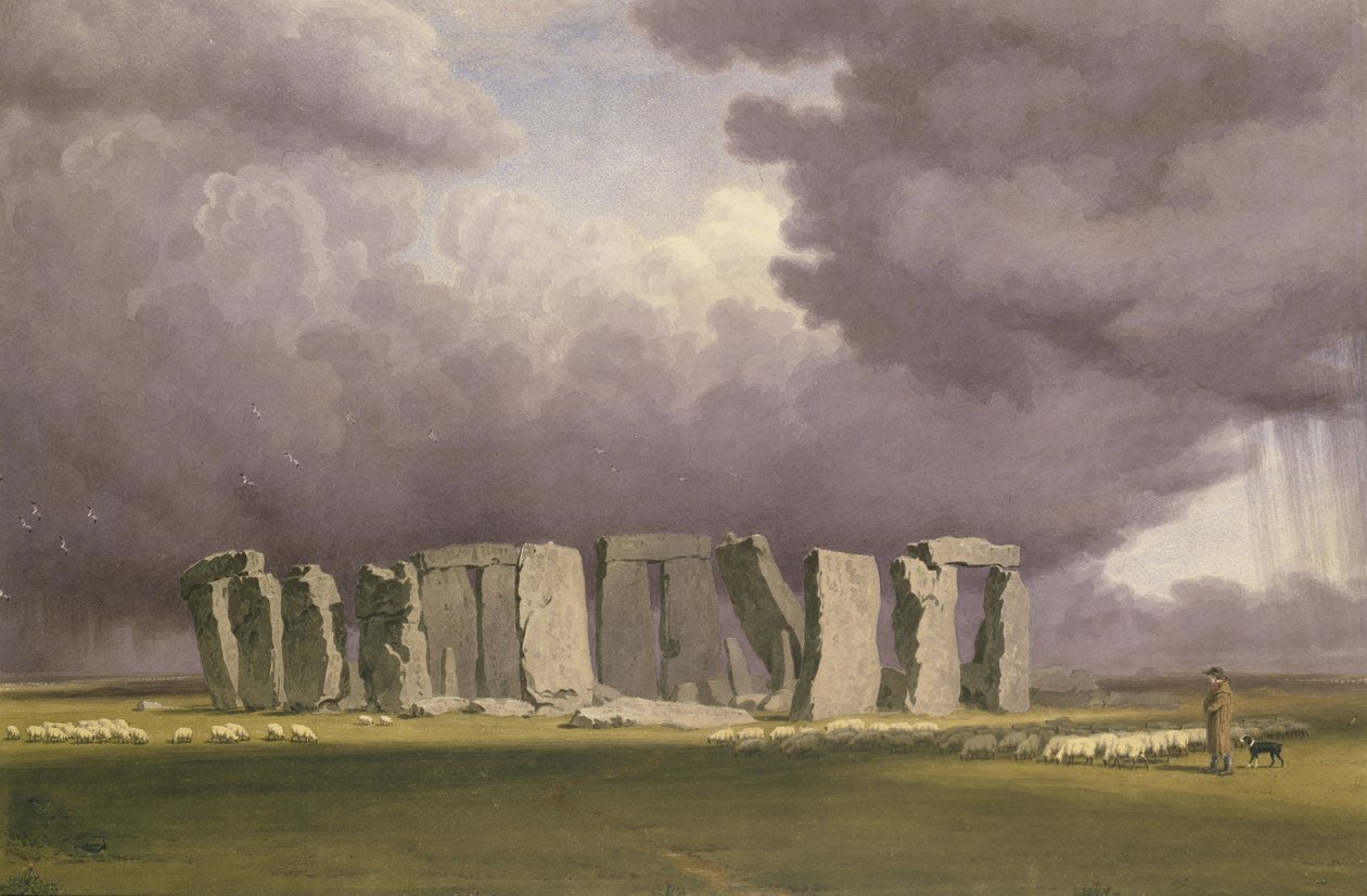 Stonehenge: Día Tormentoso, 1846 de Joseph Mallord William Turner