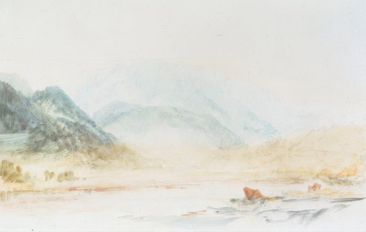 El Wetterhorn desde cerca de Rosenlaui de Joseph Mallord William Turner