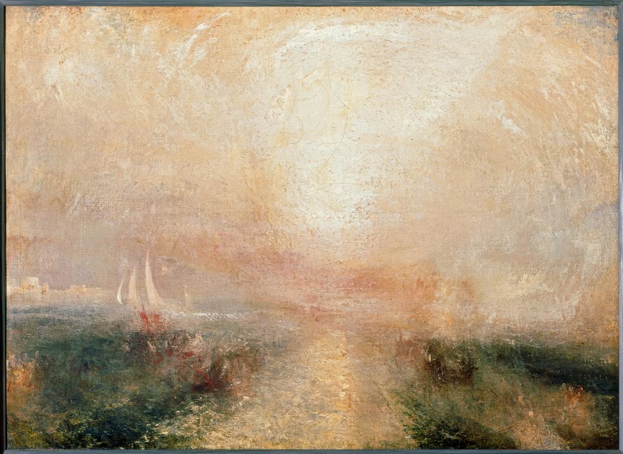 Yate acercándose a la costa de Joseph Mallord William Turner