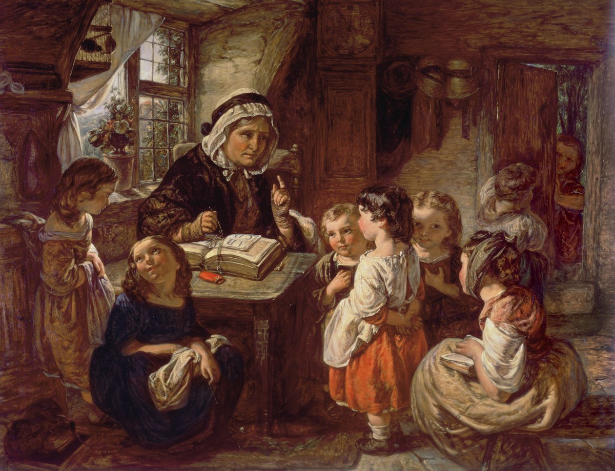 La escuela del pueblo de William Underhill