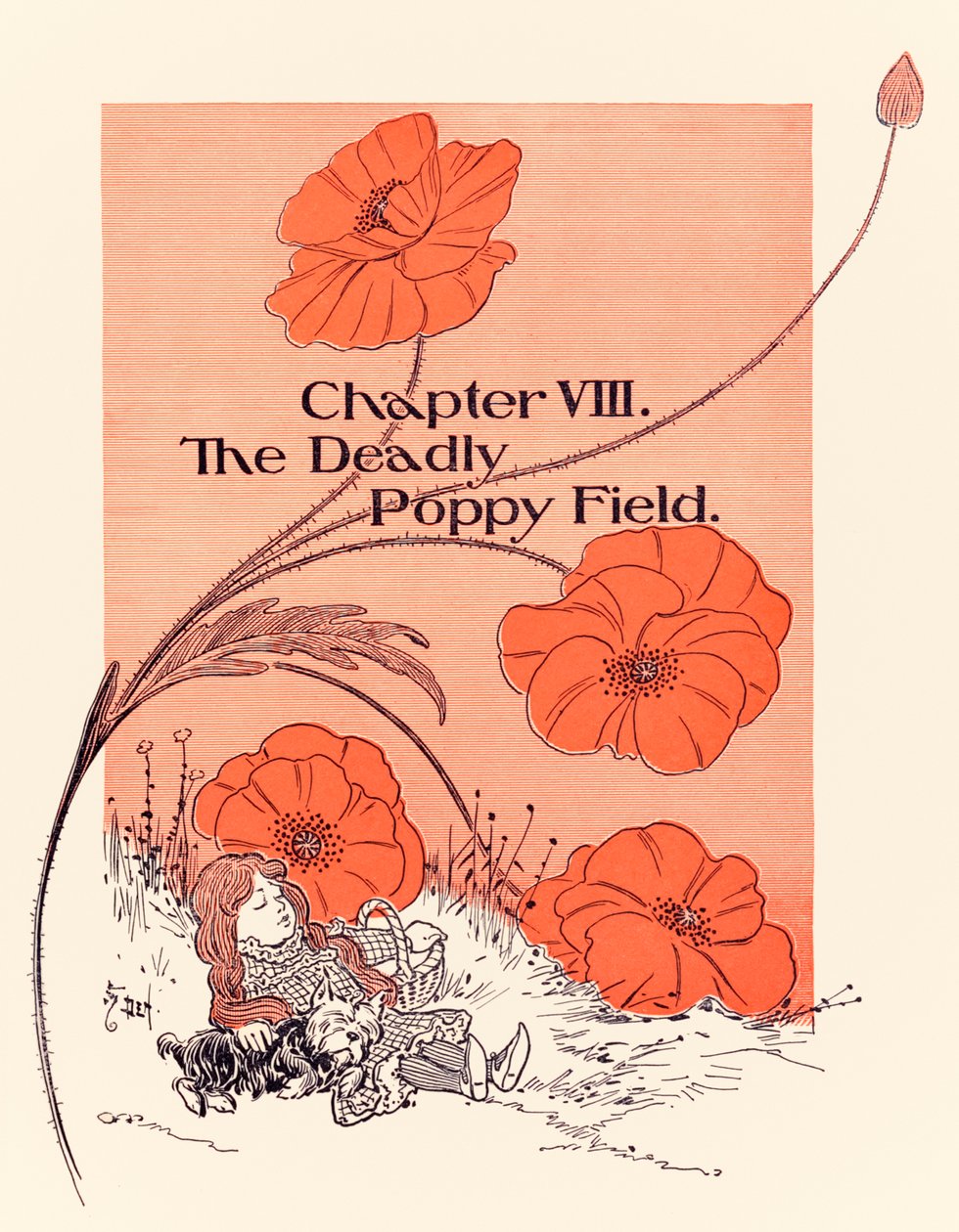 Capítulo VIII El Campo de Amapolas Mortales, apertura del capítulo de 