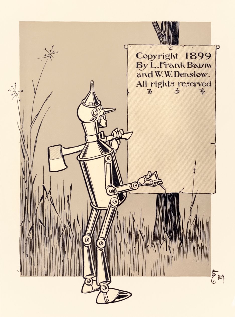 Página de derechos de autor de 