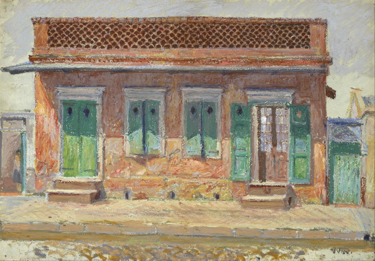 Casa en la calle Dumaine, Nueva Orleans de William Woodward