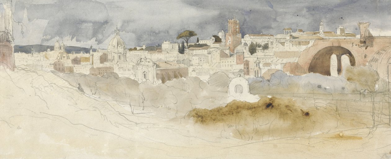 Roma desde la Colina Palatina de William Wyld