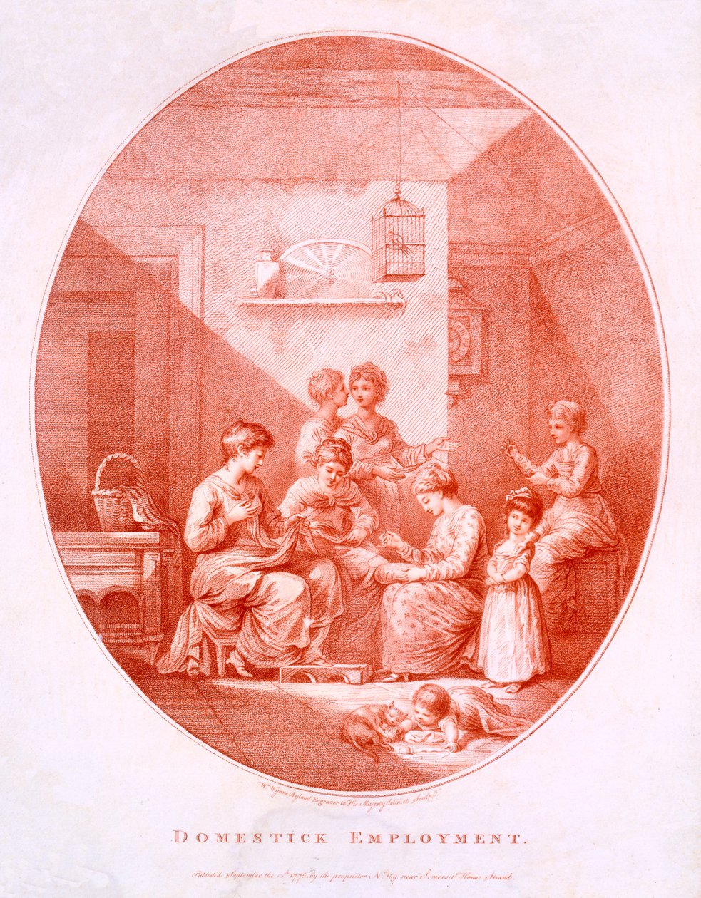 Empleo doméstico, 1775 de William Wynne Ryland