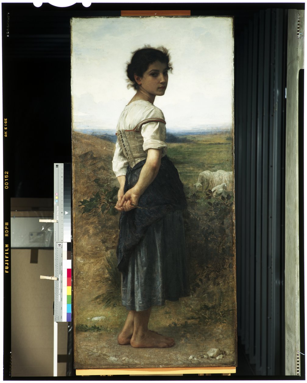 La joven pastora, 1885 de William-Adolphe Bouguereau