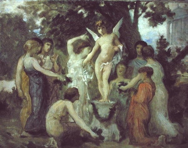 Ofrenda a Cupido de William Adolphe Bouguereau
