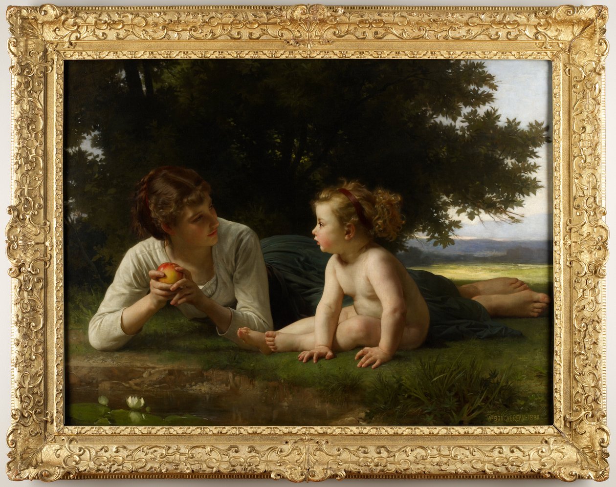 Tentación de William-Adolphe Bouguereau