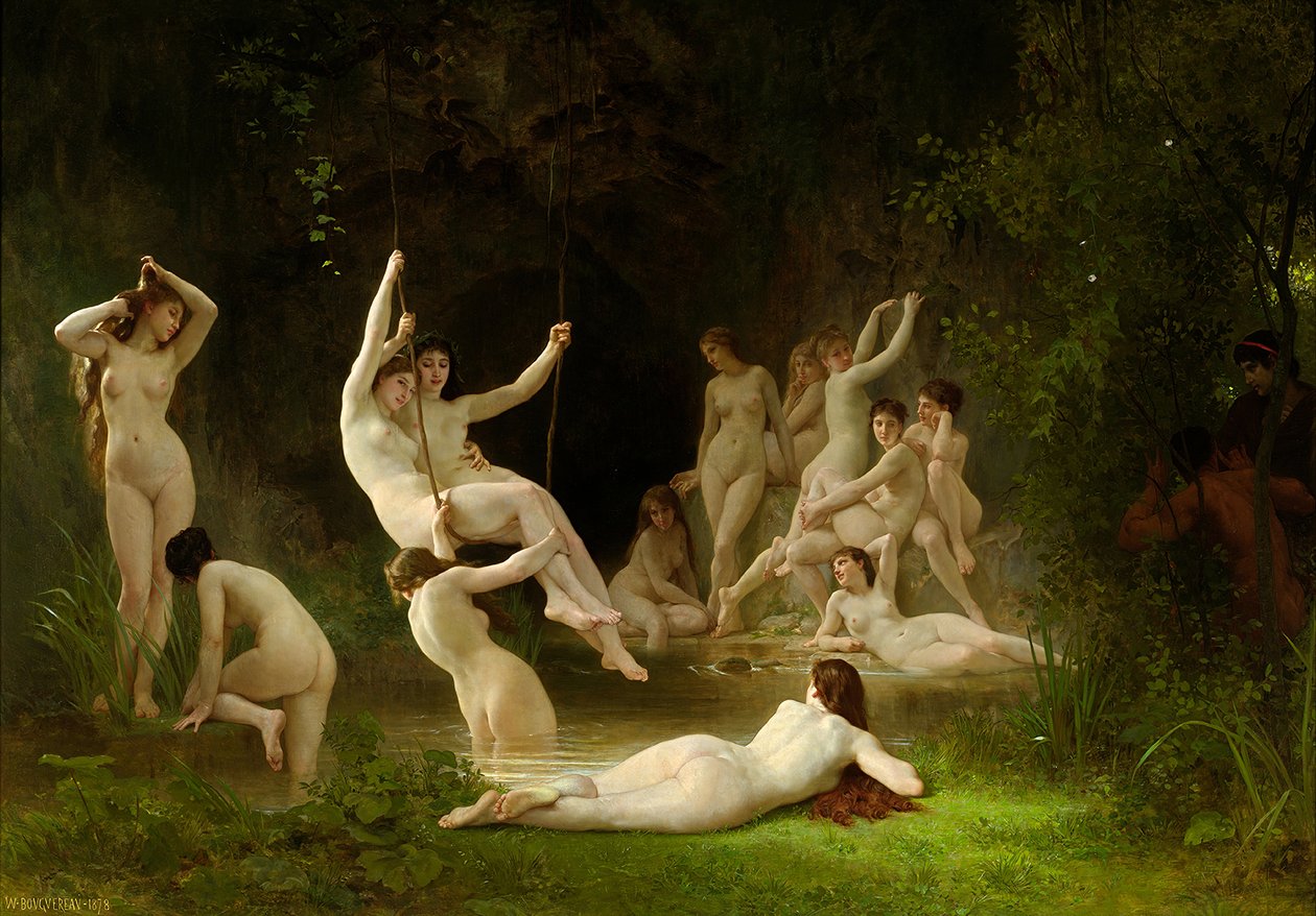 El Ninfeo de William Adolphe Bouguereau