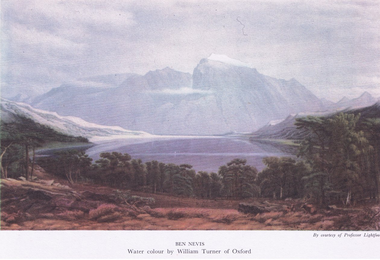 Ben Nevis, de Aventura Británica publicada por Collins de Joseph Mallord William Turner