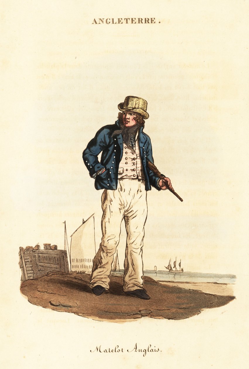 Marinero británico de la Armada de Lord Nelson de William (after) Alexander