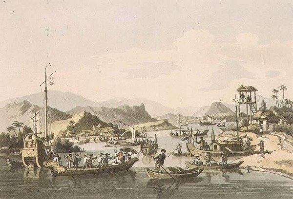 Envíos Cochin-Chinos en el Río Taifo, lámina 15 de 