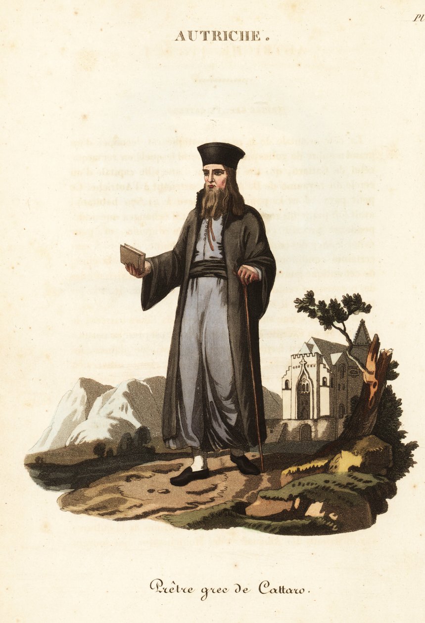Sacerdote ortodoxo griego de Kotor, Montenegro de William (after) Alexander