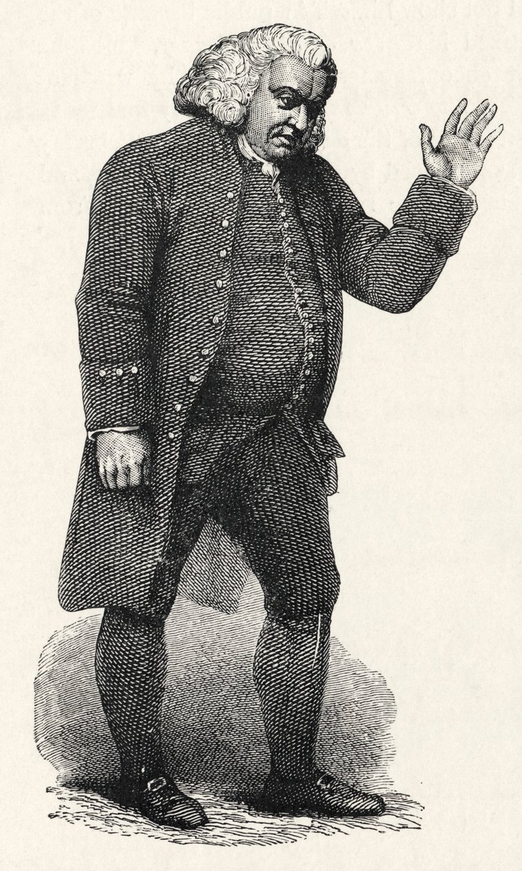 Samuel Johnson - Inglés de William (after) Finden