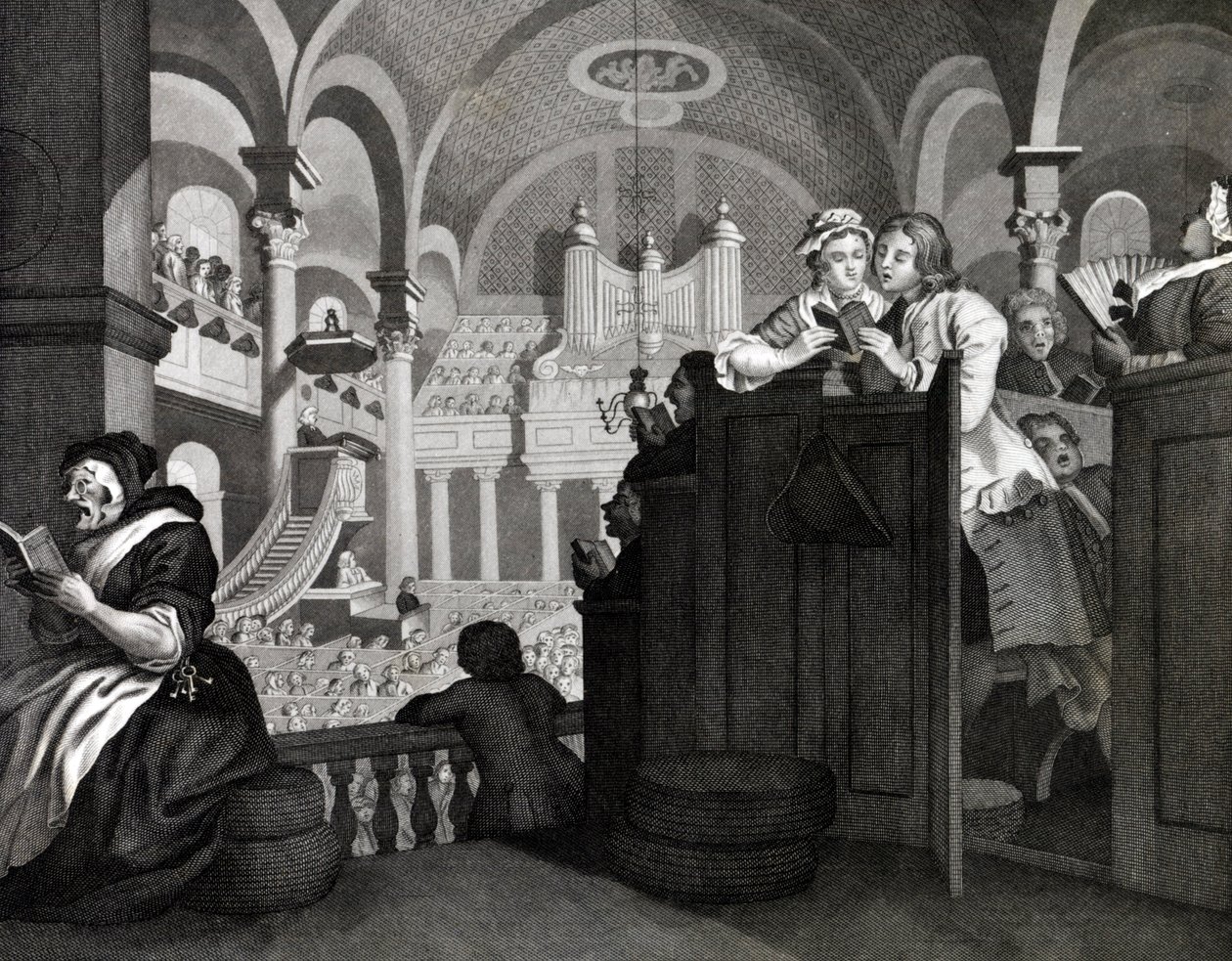 El domingo libre de Goodchild de William (after) Hogarth