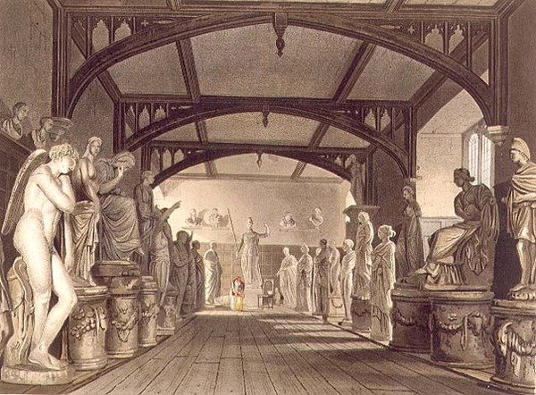 La Galería de Estatuas, ilustración de la 