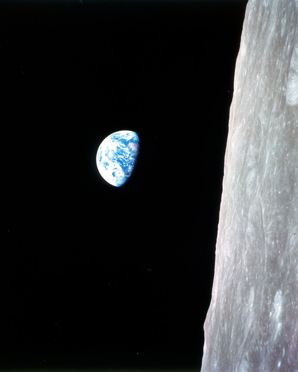 Salida de la Tierra - Apolo 8, 24 de diciembre de 1968 de William A Anders