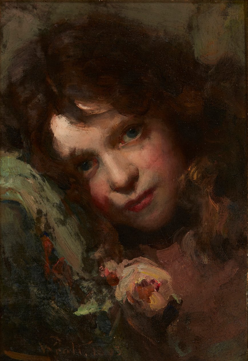 Estudio de una cabeza de William A. Pratt