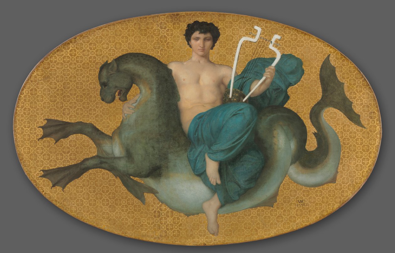 Arion en un caballo de mar de William Adolphe Bouguereau
