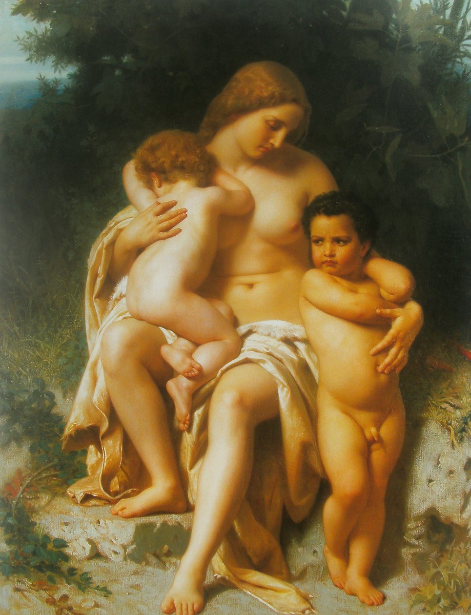 En francés:  Première discorde La primera disputa de William Adolphe Bouguereau
