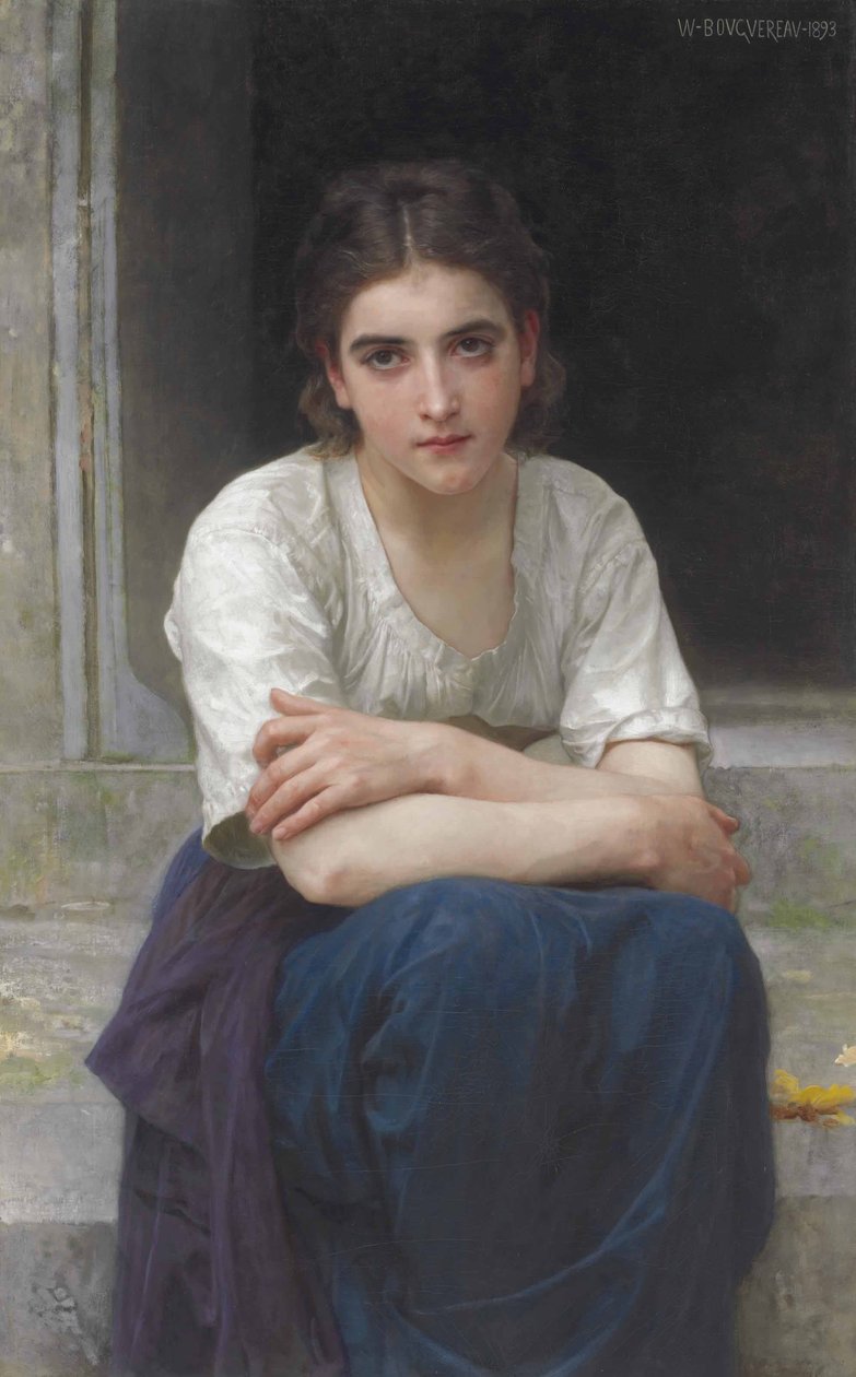 Ensueño en el umbral de William Adolphe Bouguereau