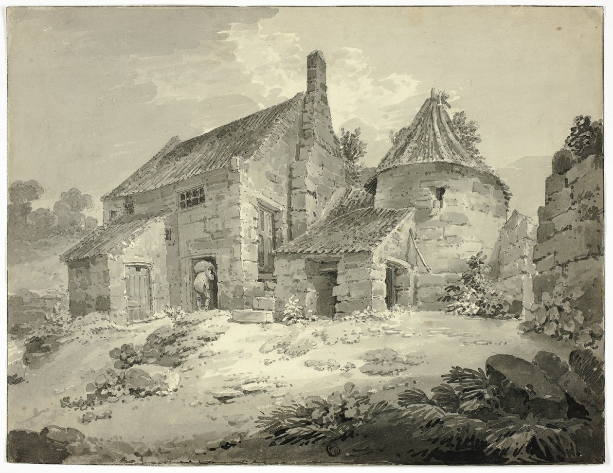 Un molino en Berwick Upon Tweed de William Alexander