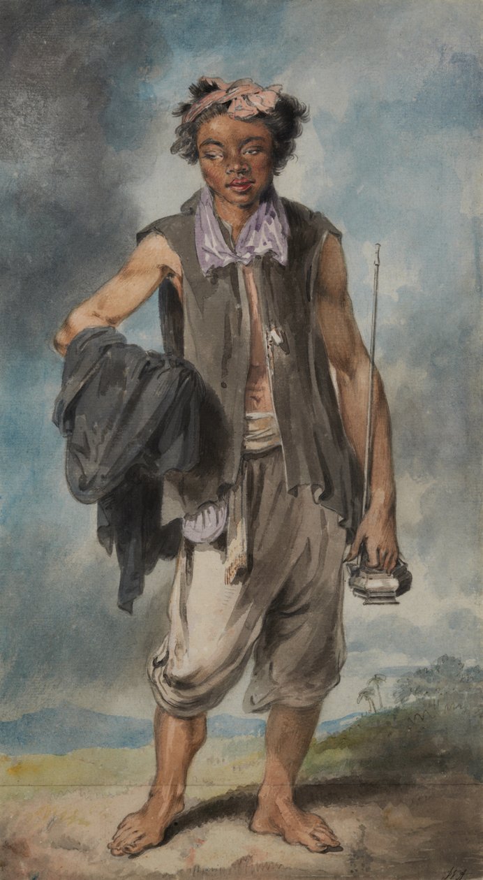 Un portador de pipa, ayudante del mandarín de William Alexander
