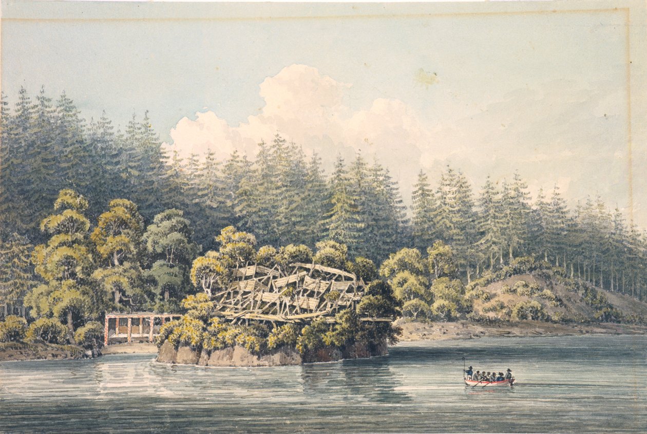 Pueblo indio abandonado, Georgia de William Alexander