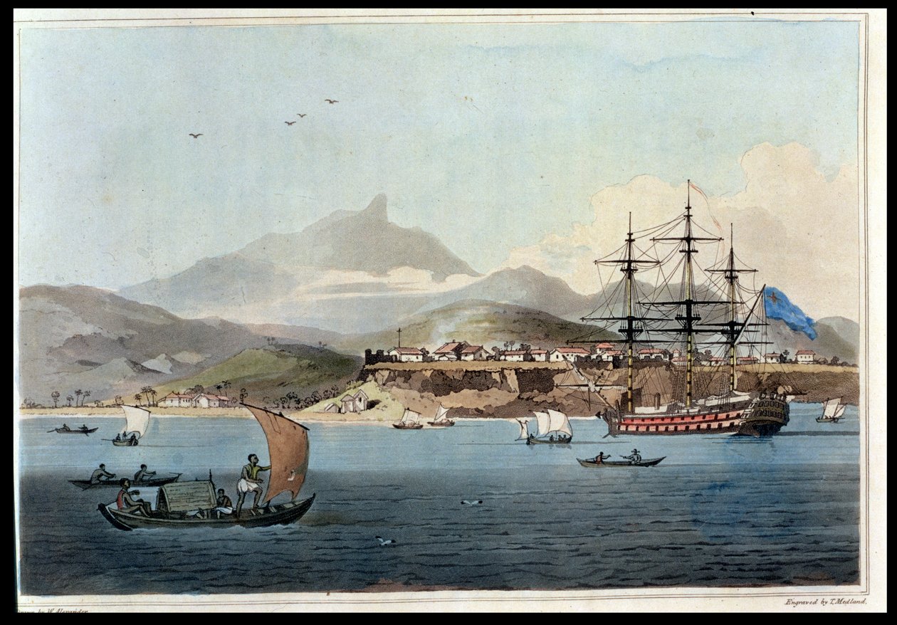 Porto Praya en la Isla de St. Jago, lámina 4 de 