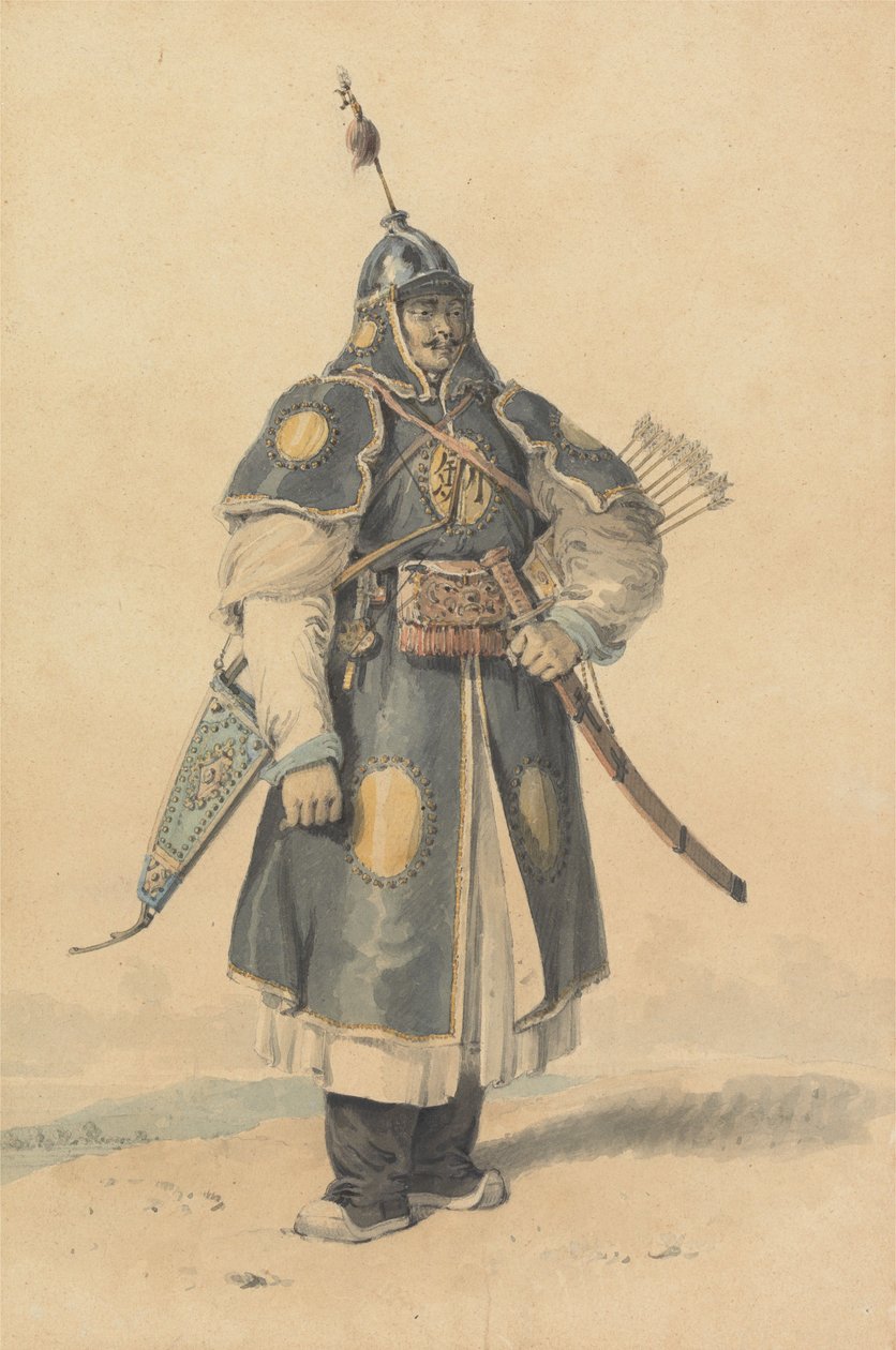 Retrato de un soldado chino de William Alexander