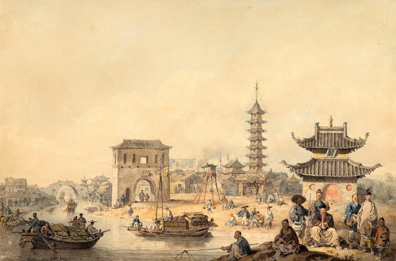 Los suburbios de una ciudad china de William Alexander