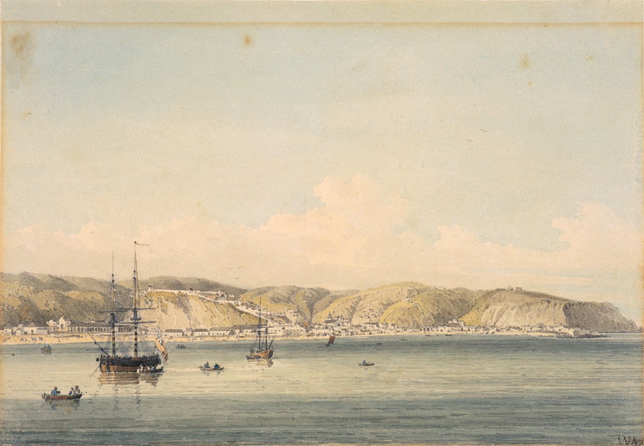 La ciudad de Valparaíso, en la costa de Chile de William Alexander