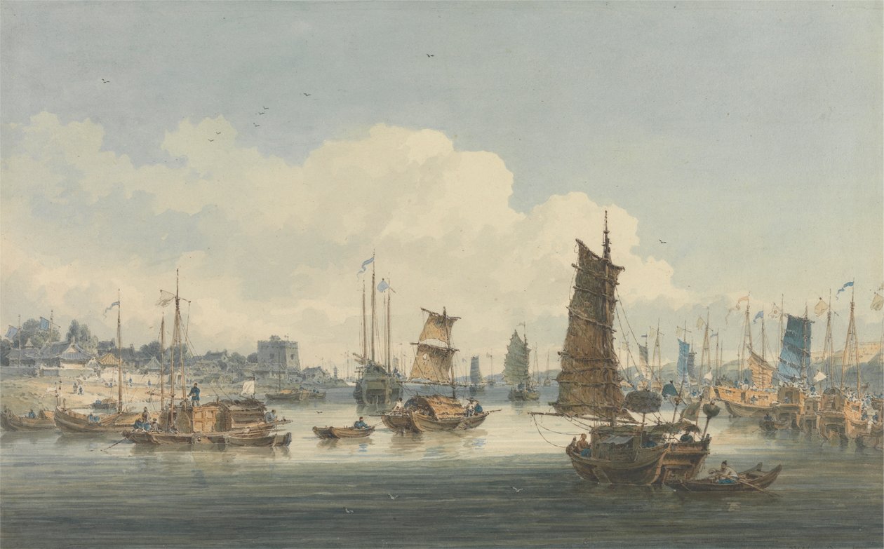 Vista cercana a la ciudad de Tientsin de William Alexander