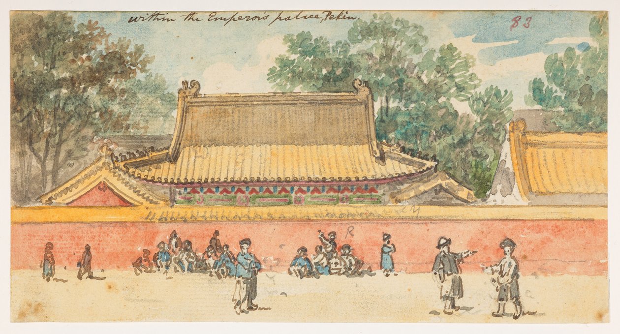 WD 959 sección 1 f.83, Palacio del Emperador, Pekín de William Alexander