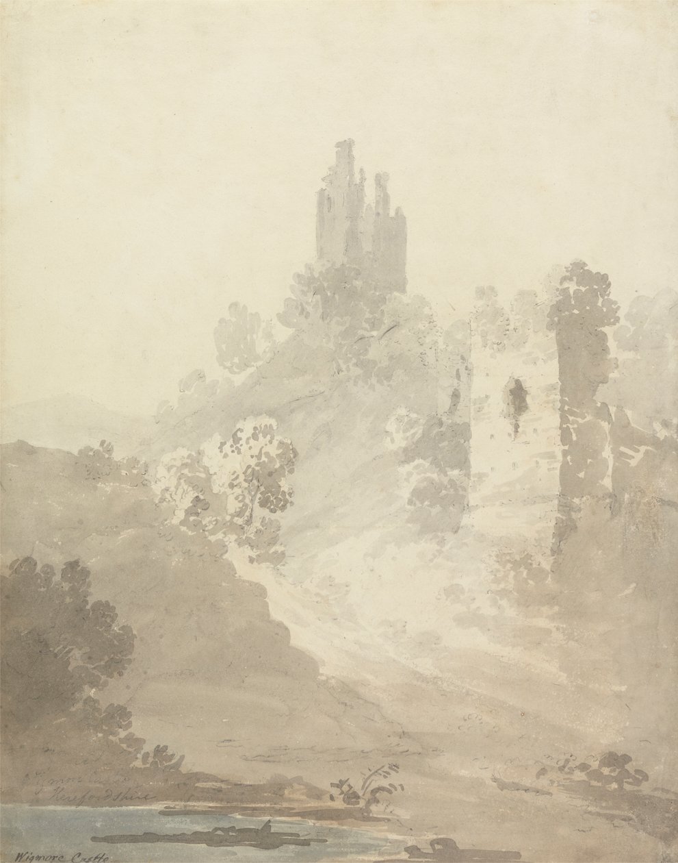 Castillo de Wigmore, Herefordshire de William Alexander