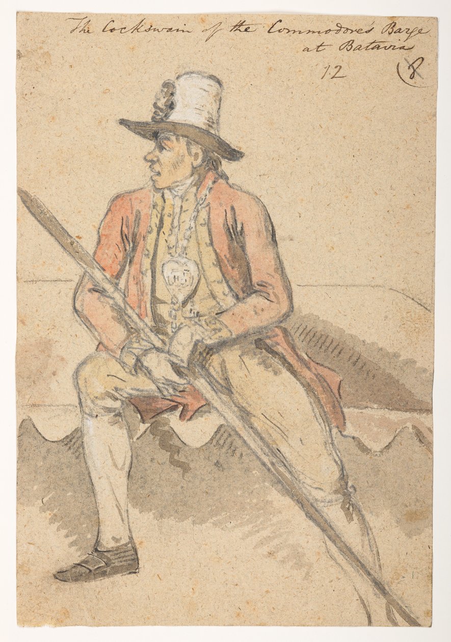 de un álbum de 372 dibujos de paisajes, costas, disfraces y la vida cotidiana realizados durante la embajada de Lord Macartney ante el emperador de China, entre 1792 y 1794 (lápiz y acuarela sobre papel) de William Alexander