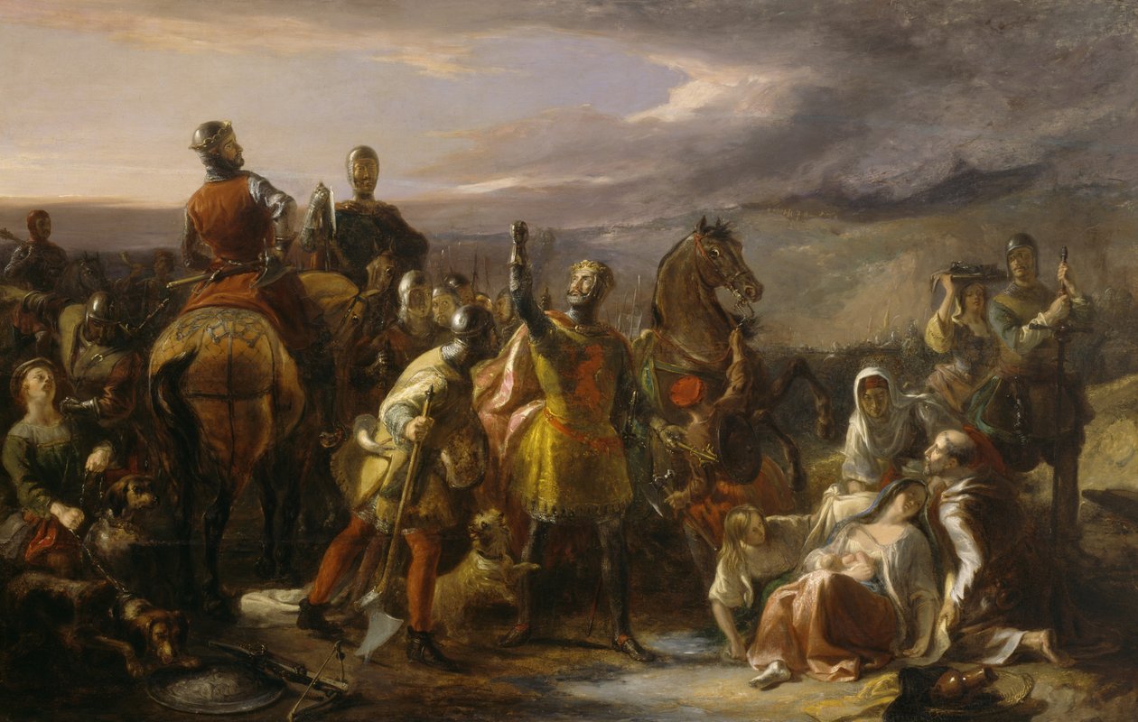 Heroísmo y humanidad, c.1840 (óleo sobre lienzo) de William Allan