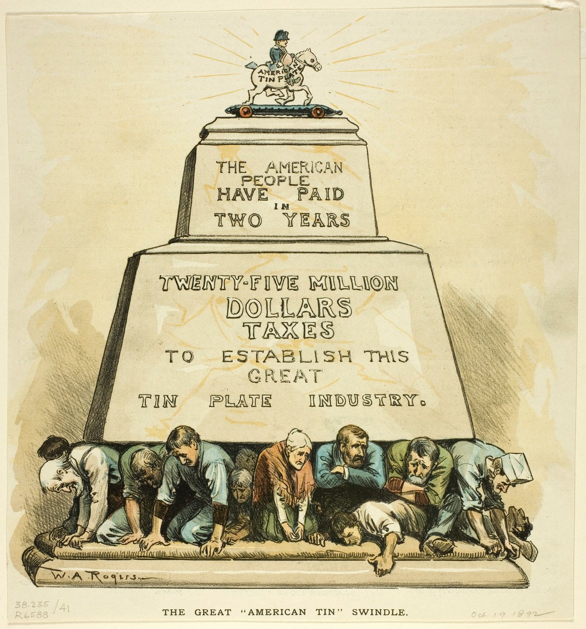 La gran estafa americana del estaño de William Allen Rogers