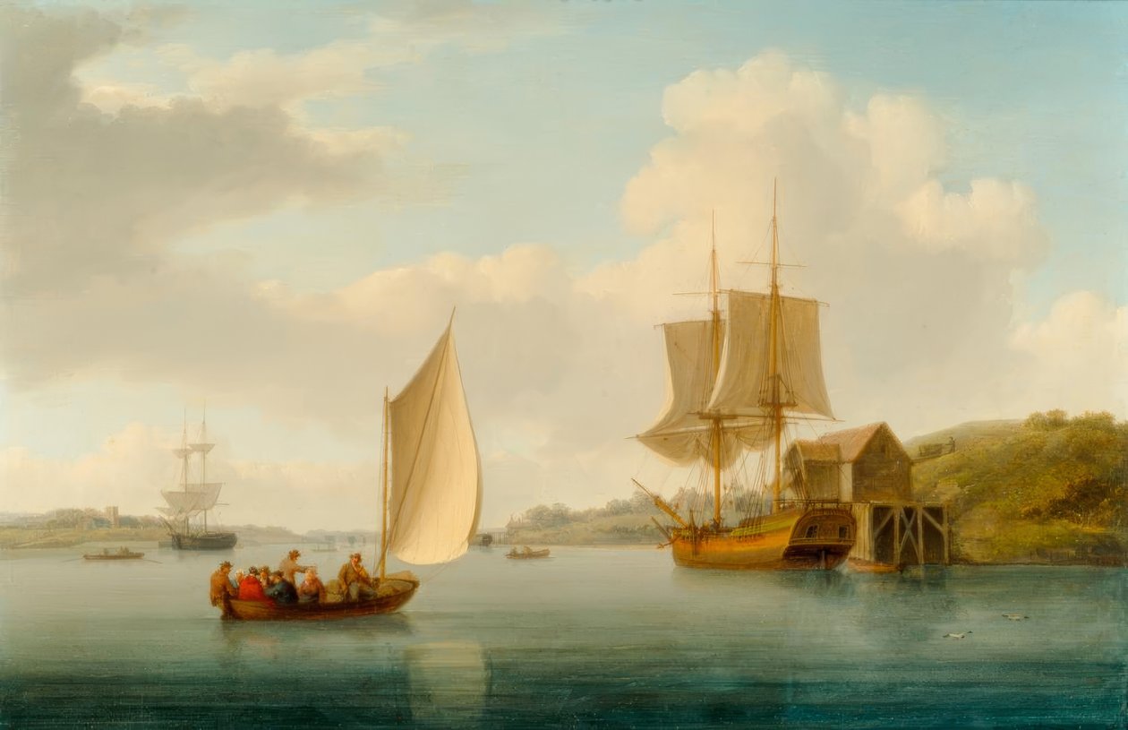 Un bergantín colliery anclado en el Medway de William Anderson