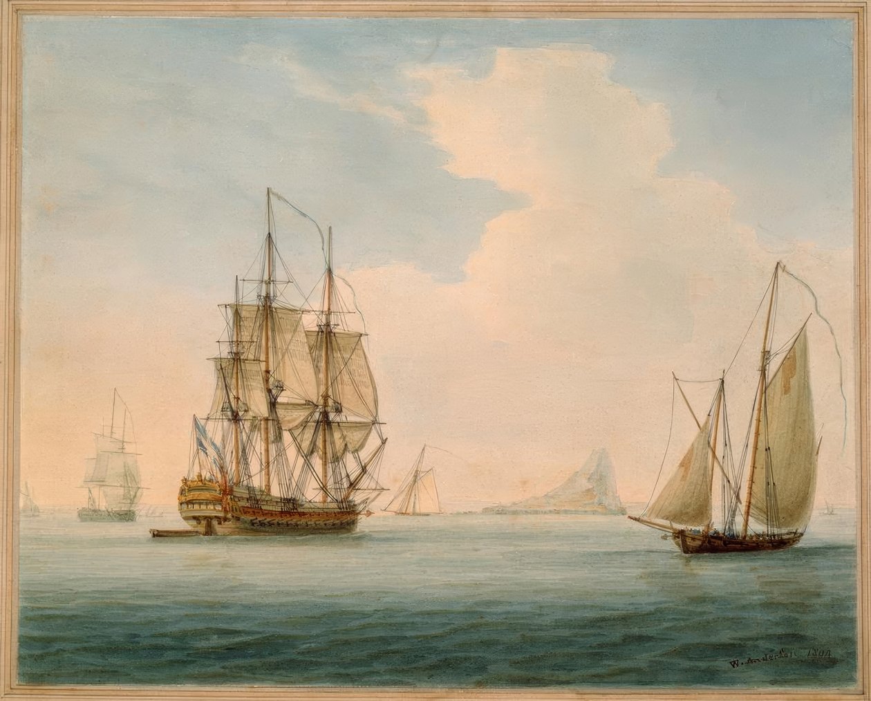 Buque de guerra británico de William Anderson