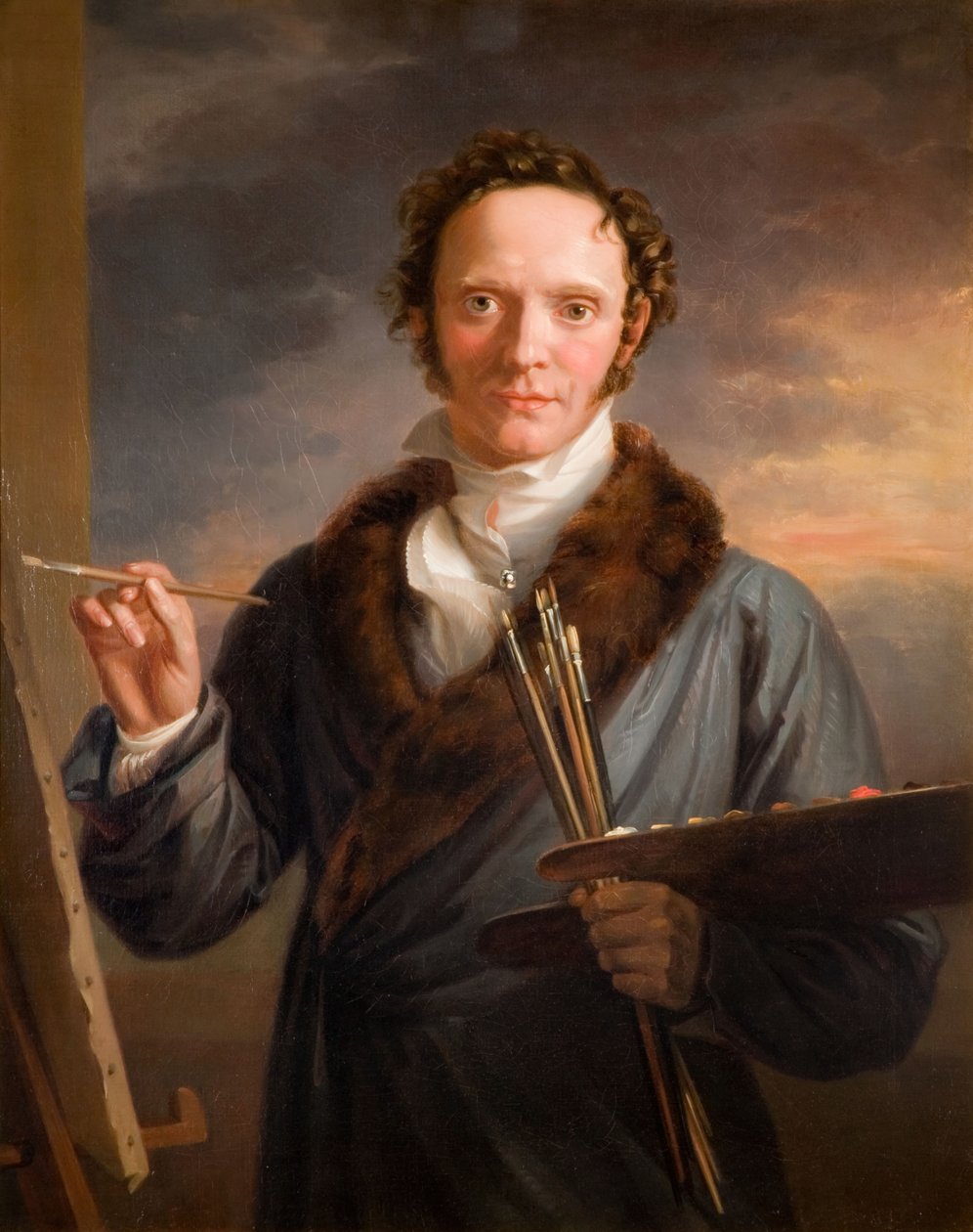 Retrato del Artista (Autorretrato) de William Armfield Hobday
