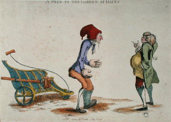 Una mirada en el jardín en Hayes, mayo 1773 de William Austin