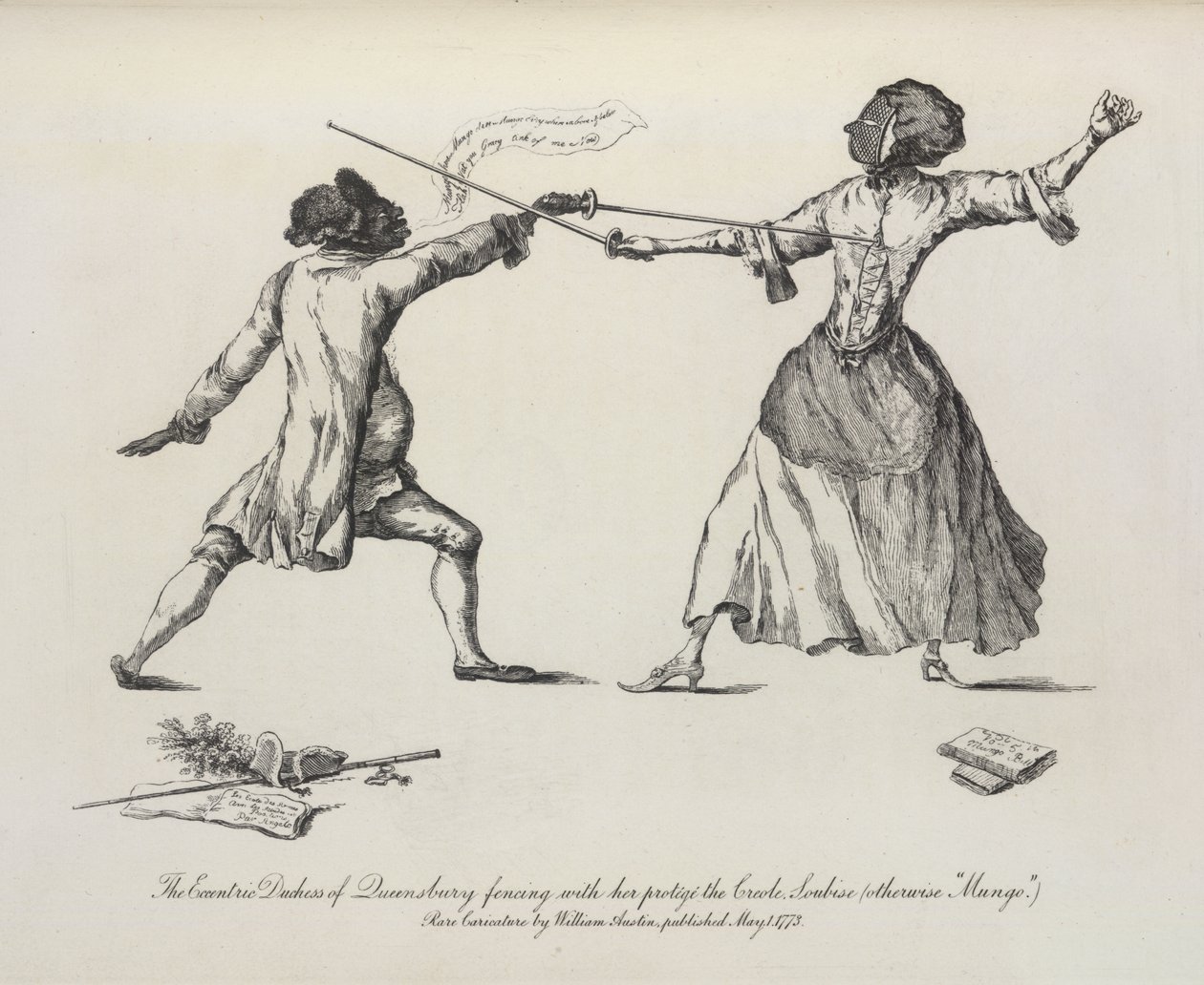 La duquesa de Queensberry y Soubise de William Austin