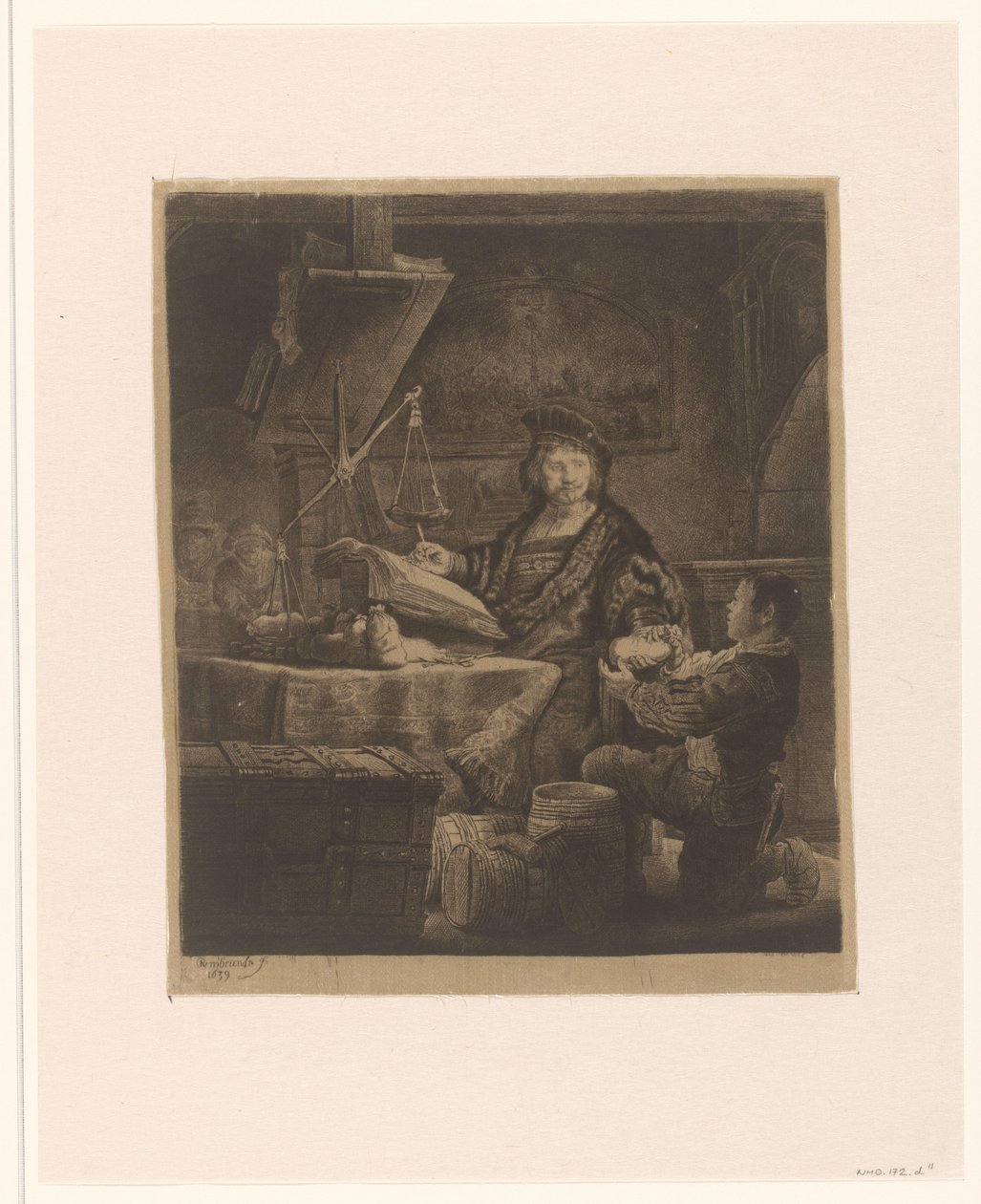 Jan Uytenbogaert, "El pesador de oro de William Baillie