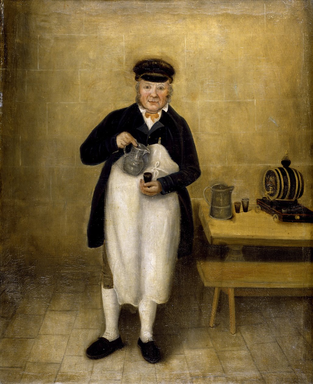 Retrato del bodeguero de Chatsworth, c.1835 de William Baker