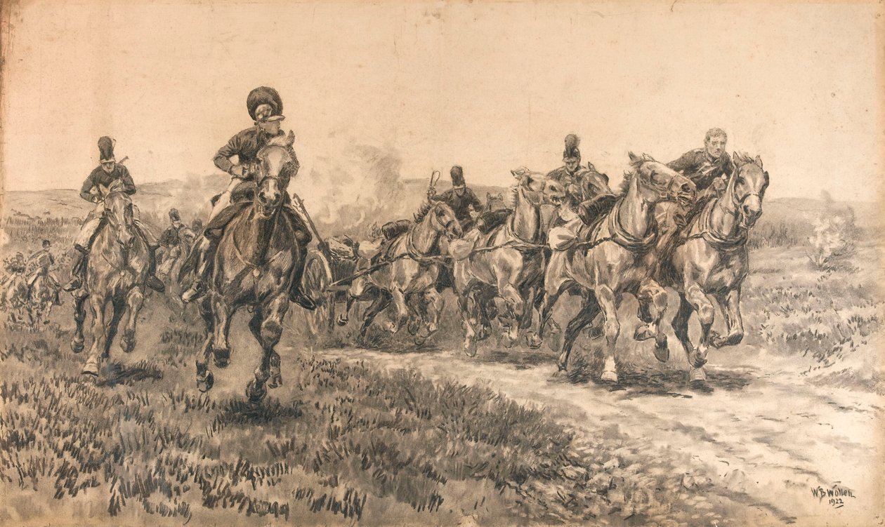 Norman Ramsay en Fuentes de Oñoro de William Barnes Wollen