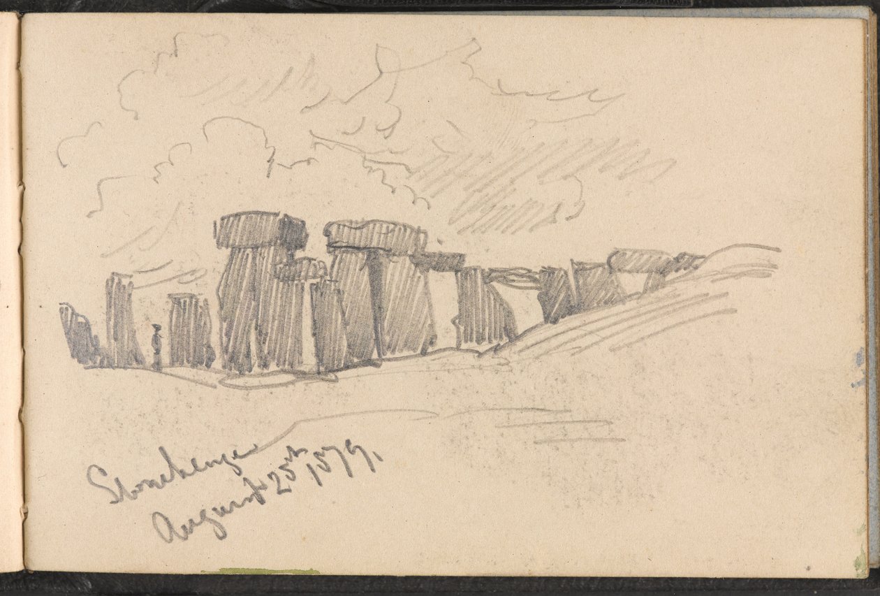 ¿Stonehenge, 25 de agosto de 1879? de William Barnes Wollen